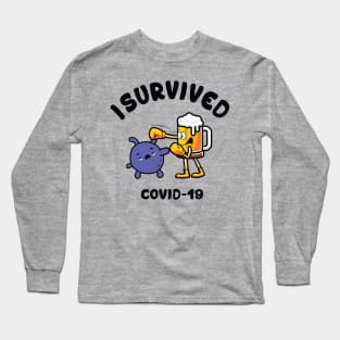 beer vs Coronavirus Long Sleeve T-Shirt